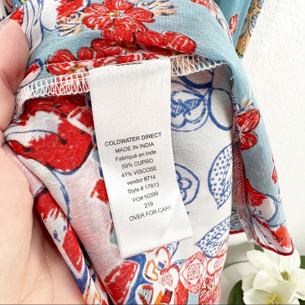 Coldwater Creek Dancing Dreams Patchwork Dress Em… - image 6